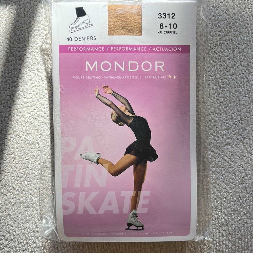 Mondor Footless Figure Skating Tights